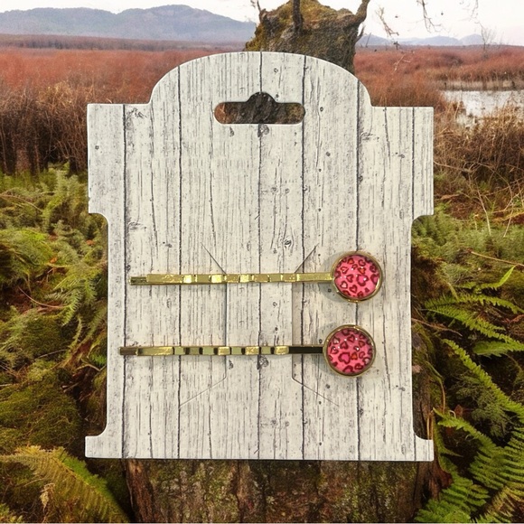 NEW Animal Print Design Bobby-pin Set - Picture 1 of 2